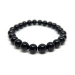 8mm armband Zwart Obsidiaan