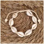 Geknoopt Armbandje Creme